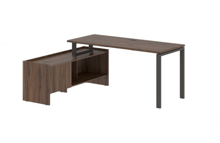 Стол с тумбой EDIS EUCT 17614 Дуб Денвер темный Мокко_0