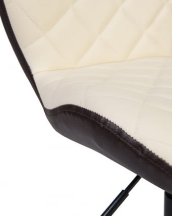 Офисное кресло для персонала DOBRIN RORY (кремово-коричневый) 2 шт_10