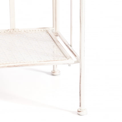 Этажерка Secret De Maison Elisa (PL08-10337) стальной сплав, античный белый, 41,50х20х108 см_7