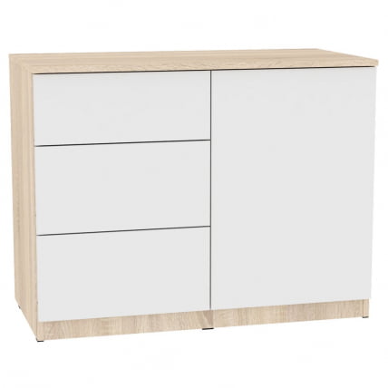 Комод Калисто(K16)699х902х468PUSHtoOPEN(ДСС-Белый)_0