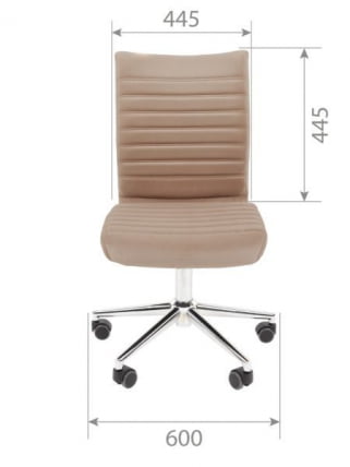 Офисное кресло CHAIRMAN 033 велюр Серый_12