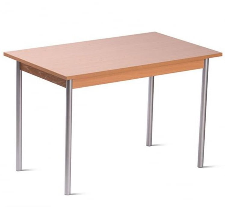 Стол для столовой 1200х700 мм ЛДСП Серый/Коричневый_0