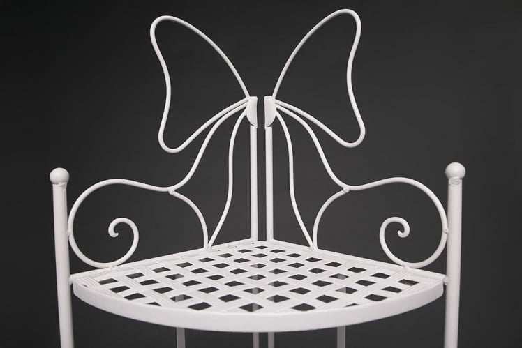 Этажерка угловая Secret De Maison 003 стальной сплав, 36х36х120см, butter white_3