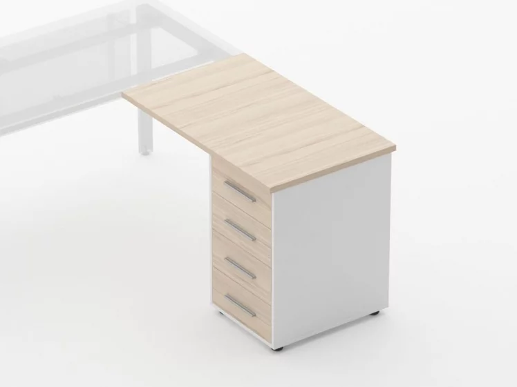 Тумба приставная Deka 9.05.10 Туя/Белый_1