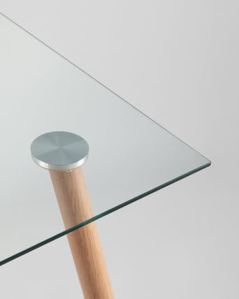 Стол Освальд Стеклянный_4