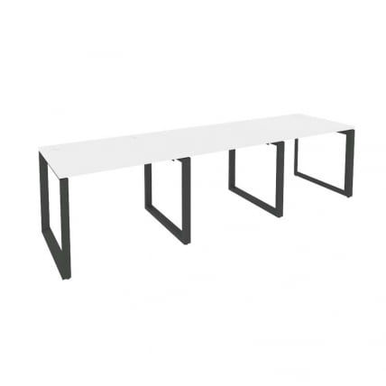 Рабочая станция на О-образном м/к ONIX O.MO-RS-3.1.8 Белый Бриллиант/Антрацит_0