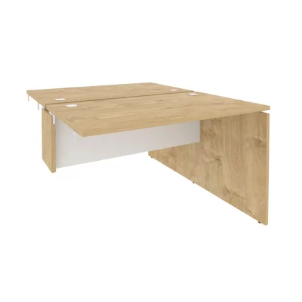 Стол-приставка двойной к опорным элементам ONIX O.D.SPR-2.7 Тиквуд Светлый/Белый_0