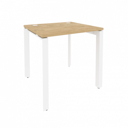 Стол рабочий на П-образном м/к ONIX O.MP-SP-0.7 Тиквуд Светлый/Белый_0