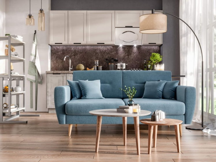 Кухонный гарнитур Джамис №1 Белый кашмир Белый камень_6