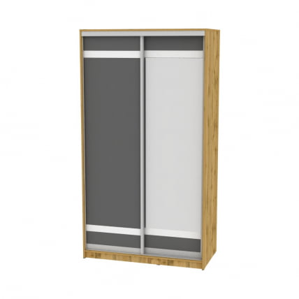 Шкаф-купе B-220х120х60-2(ДВ-Графит-D9D10)_0