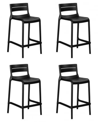 Стул полубарный DOBRIN NESSA (черный (B-03)) 4 шт_0