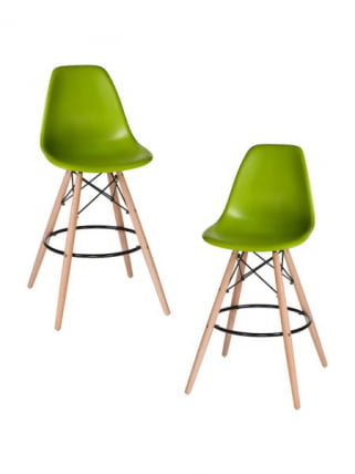 Стул барный DOBRIN DSW BAR (ножки светлый бук, цвет сиденья салатовый (G-08)) 2 шт_0