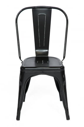 Стул LOFT CHAIR (mod. 012) / 1 шт. в упаковке металл, 45*35*85см, черный/black vintage_1