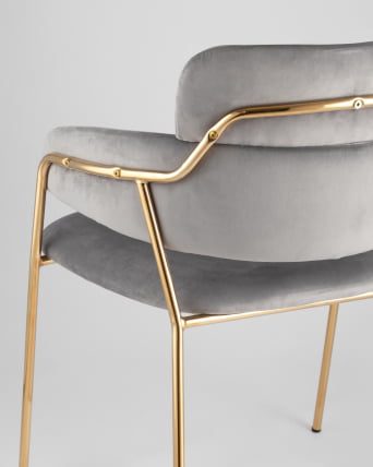 Стул Полин Светло-серый_6