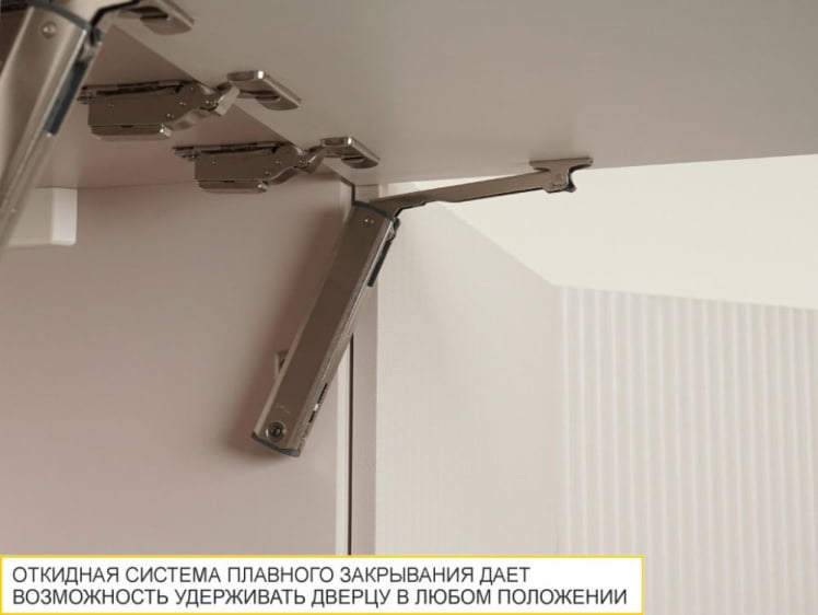 Шкаф-витрина кухонный (с системой плавного закрывания) Флоренция 107.09_5