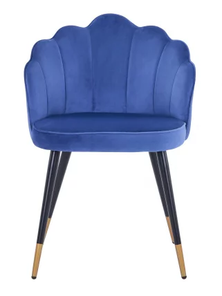 Стул Камилла велюр Королевский синий_3