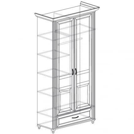 Шкаф 2-дверный Ралли 853_3