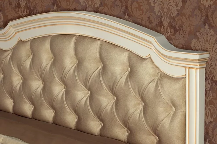 Комплект мебели для спальни Марлен №7 Кремовый белый Патина_1