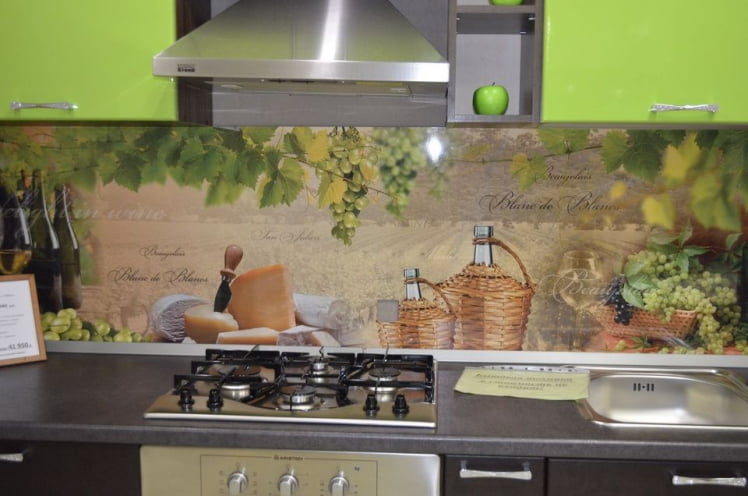 Глянцевый фартук (КОМПОЗИТ) KM 17_1