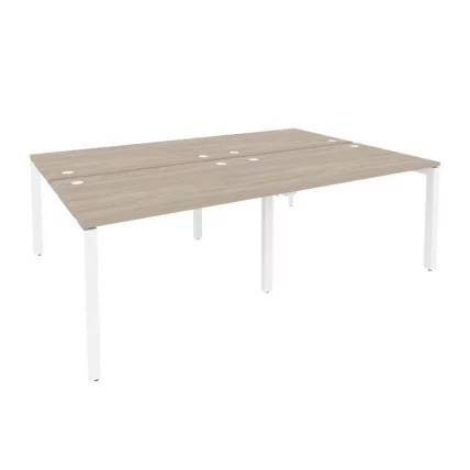 Рабочая станция на П-образном м/к ONIX O.MP-D.RS-4.2.8 Дуб Аттик/Белый_0