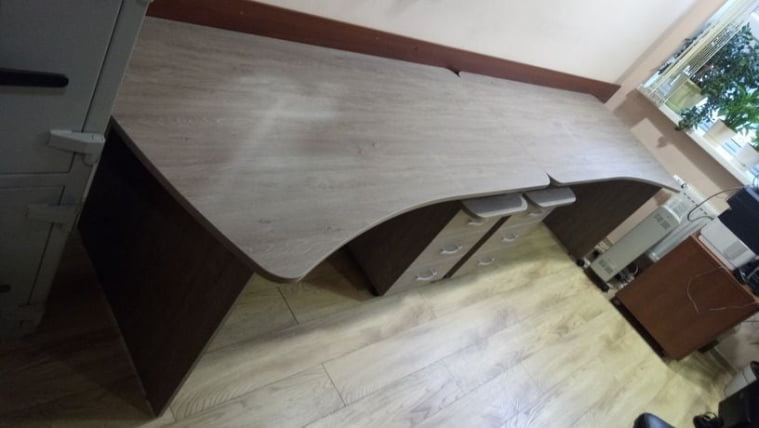 Стол эргономичный Glassy 1.12.16Пр Дуб Верцаска_2