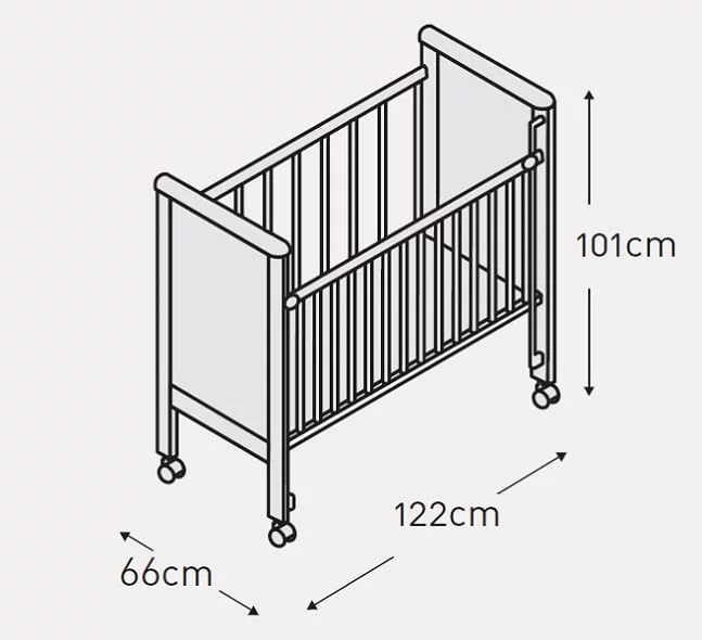 Кровать Micuna Nicole 120x60 White_1