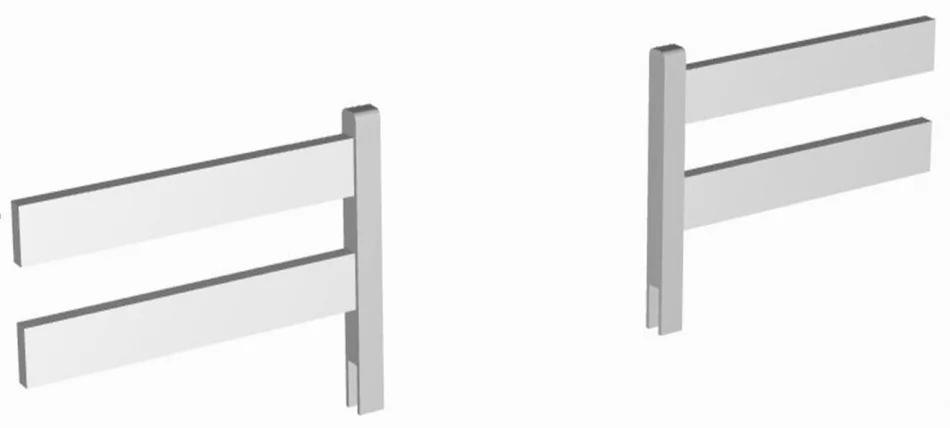 Съемный борт RooRoom VK-22 Белый_0