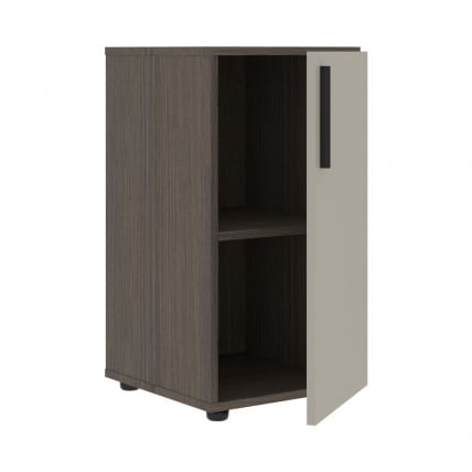 Шкаф-колонка с глухой малой дверью (правый) VELION VLCS 40.1 R Аметист Дуб Сильвер_1