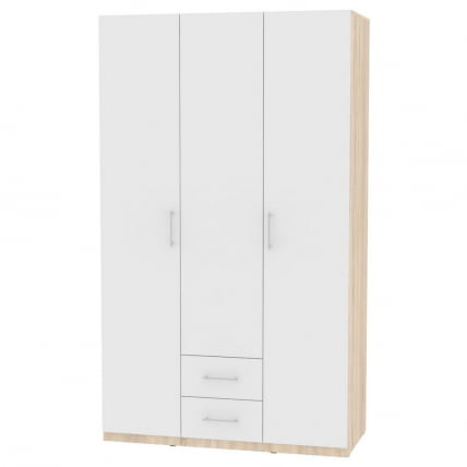 Шкаф распашный R-230х135х45-2(ДСС-Белый)_0