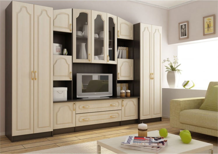 Гостиная Макарена МДФ Венге Дуб_0