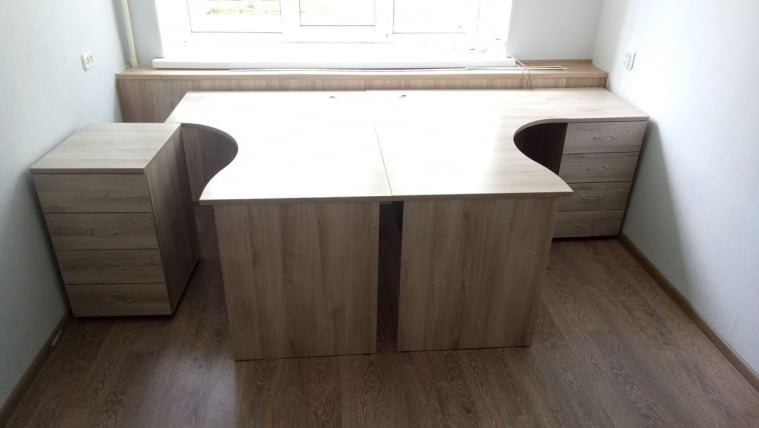 Стол компьютерный угловой Р.СКУ-14 (левый) Дуб Кронберг_4