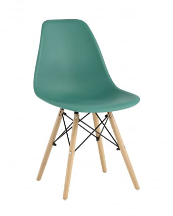 Стул Еамес Стиле ДСВ серо-зеленый (разборный каркас) / Eames Style DSW_0