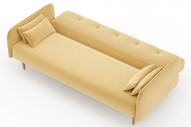 Диван трёхместный Бьерн ЛД 307.010.000 Горчичный_3