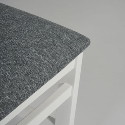 Стул SWEDEN Многослойная фанера, 41*40*99 см, white, ткань серая (16/1) разобранный_3