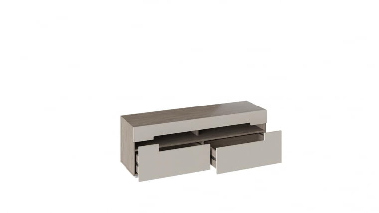 Тумба ТВ Фьюжн ТД-260.03.12 Дуб Сонома трюфель Бежевый_1