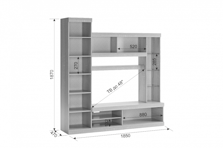 Мини-стенка Макси MSM-001_1