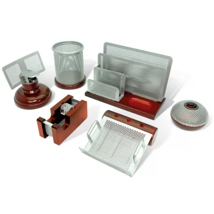 Набор настольный GALANT Wood&Metal 6 предметов Красное дерево_0