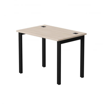 Стол прямой на металлокаркасе, опоры 90 гр Everprof EVO 254S005 Дуб Соната Черный_0