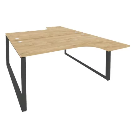 Рабочая станция на О-образном м/к ONIX O.MO-D.SA-4 Тиквуд Светлый/Антрацит_0