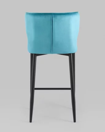 Полубарный стул Матео ножки велюр Темно-бирюзовый_4