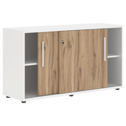 Шкаф с дверьми-купе EDIS ELC 1343 Дуб Денвер светлый Белый Белый_1