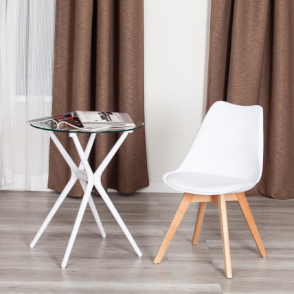 Стул TULIP (mod. 73-1) дерево/пластик/экокожа, 47,5x55x80 см, белый_8