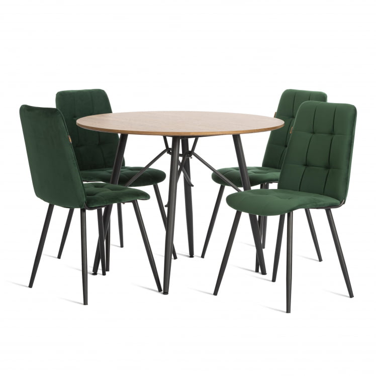 Стул обеденный Asti велюр, 47х54х86, Deep Forest (изумруд)_9