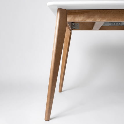 Стол обеденный Пегас Plus 160x95 Эмаль белая_3