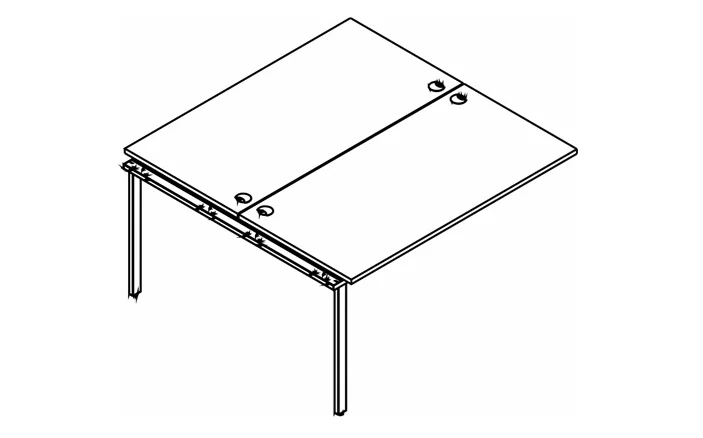Приставка к рабочей станции XTEN GLOSS XIGWST 1614 Белая_0