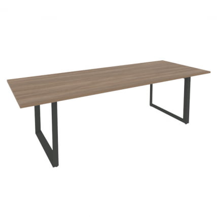 Стол переговорный на О-образном м/к ONIX O.MO-PRG-25 Дуб Аризона/Антрацит_0