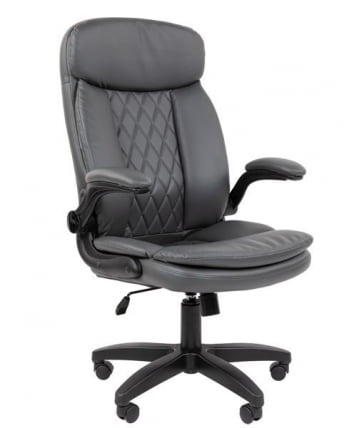 Кресло офисное CHAIRMAN 533 экокожа Серый_0