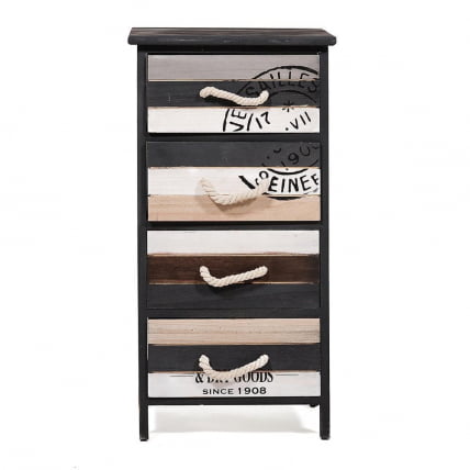 Тумба с 4 ящиками Secret De Maison VERSAILLES (mod. HX17-1102S) Коричневый_1