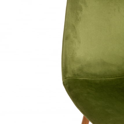 Стул BREEZE (mod. 4724) вельвет/металл, 44 х 53 х 87 см, Green (зеленый) HLR54 / натуральный_7