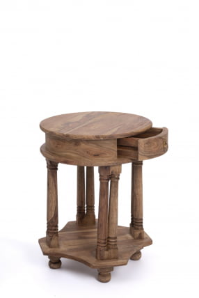 Кофейный стол Бомбей - 1149 палисандр, 45*45*60 см, Natural tinted (натуральный тонированный)_1